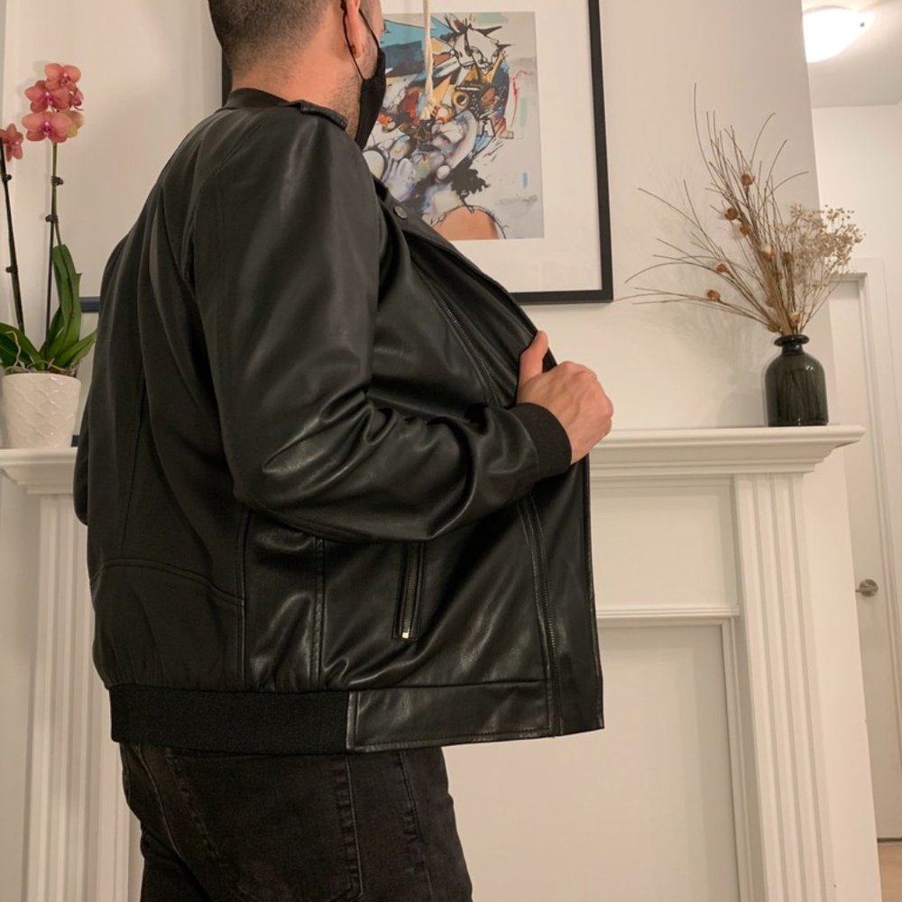 Faux-leather jacket - Picture 3 of 5